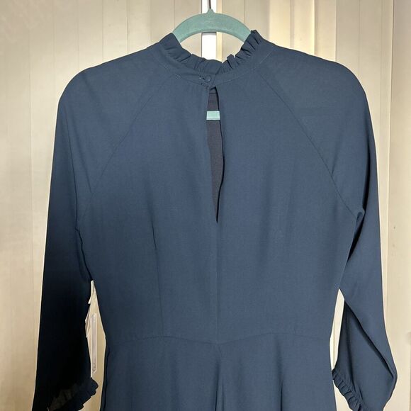 Chelsea28 Mini Dress Long Sleeves A Line Flirty Elegant Ruffle NEW Size S - Picture 6 of 8
